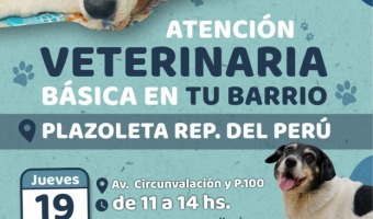 NUEVA JORNADA DE ATENCIN VETERINARIA BSICA EN BARRIOS